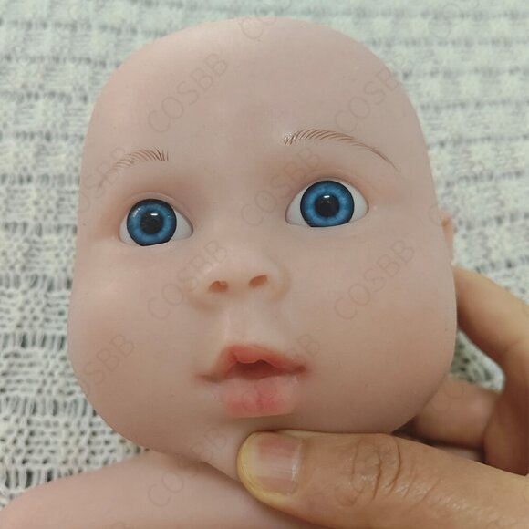 45cm Full Body Platinum Silicone Open Eyes Newborn Lifelike Reborn Baby GirlDoll - Picture 15 of 15